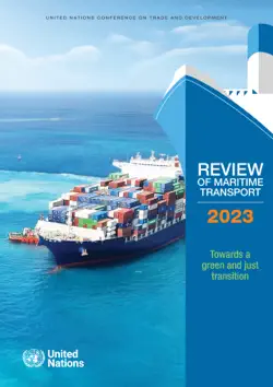review of maritime transport 2023 book cover image