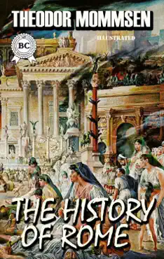 the history of rome. illustrated book cover image