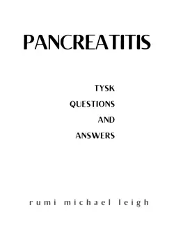 pancreatitis book cover image