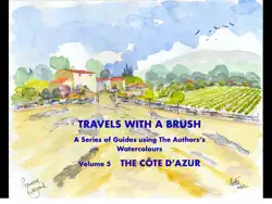 travels with abrush- the cote d'azur book cover image