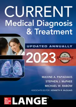 current medical diagnosis and treatment 2023 book cover image