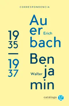 correspondencia walter benjamin - erich auerbach book cover image