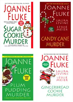 joanne fluke christmas bundle: sugar cookie murder, candy cane murder, plum pudding murder, & gingerbread cookie murder book cover image