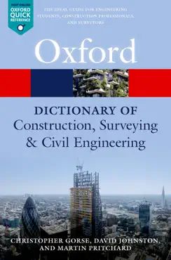 a dictionary of construction, surveying, and civil engineering book cover image