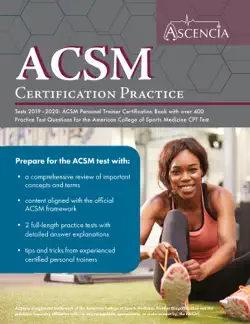 acsm certification practice tests 2019-2020 book cover image