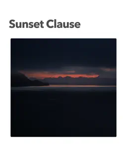 sunset clause book cover image