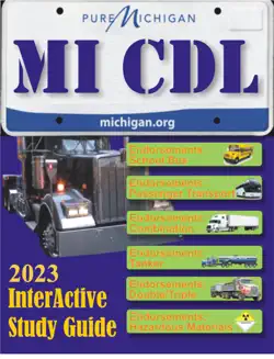 cdl michigan commercial drivers license 2023 book cover image