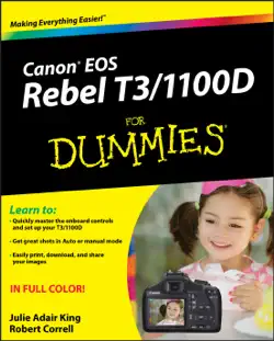 canon eos rebel t3/1100d for dummies book cover image