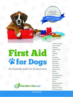 first aid for dogs book cover image