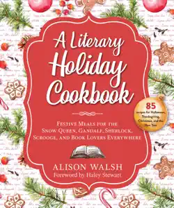 a literary holiday cookbook book cover image