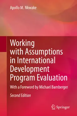 working with assumptions in international development program evaluation book cover image