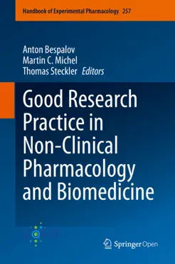 good research practice in non-clinical pharmacology and biomedicine book cover image