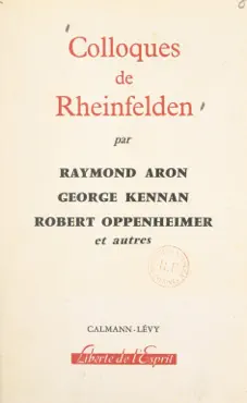 colloques de rheinfelden book cover image