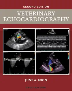 veterinary echocardiography book cover image