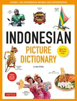 indonesian picture dictionary book cover image