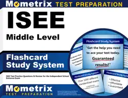 isee middle level flashcard study system: book cover image