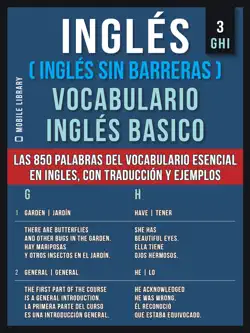 inglés (inglés sin barreras) vocabulario ingles basico - 3 - ghi book cover image