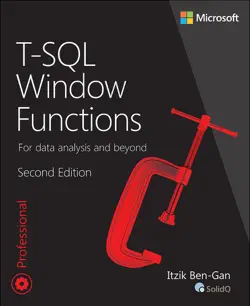 t-sql window functions book cover image