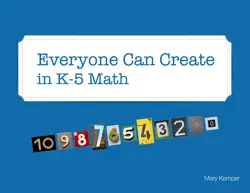 everyone can create in k-5 math book cover image