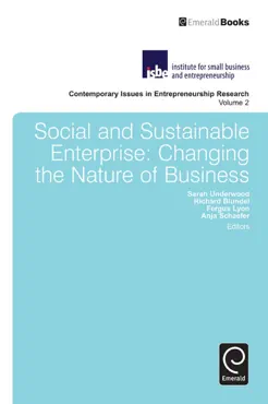 social and sustainable enterprise imagen de la portada del libro