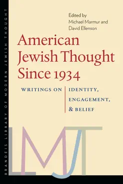 american jewish thought since 1934 book cover image