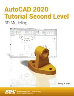 autocad 2020 tutorial second level 3d modeling book cover image