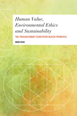 human value, environmental ethics and sustainability book cover image