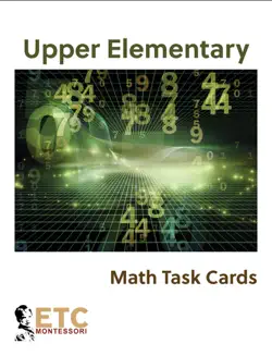 upper elementary advanced math task cards book cover image