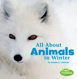 all about animals in winter book cover image
