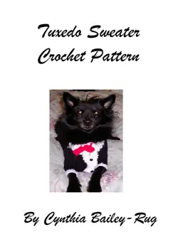 tuxedo sweater crochet pattern for dogs book cover image