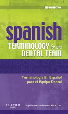 spanish terminology for the dental team book cover image