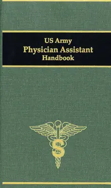us army physician assistant handbook book cover image