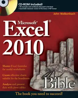 excel 2010 bible book cover image