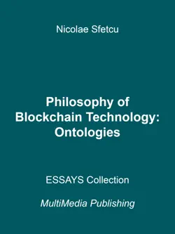 philosophy of blockchain technology: ontologies book cover image