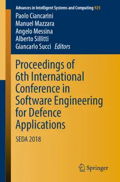 proceedings of 6th international conference in software engineering for defence applications book cover image