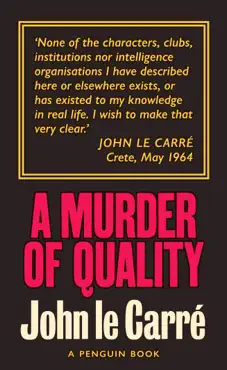 a murder of quality imagen de la portada del libro