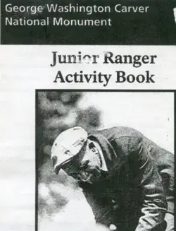 george washington carver national monument junior ranger activity book book cover image