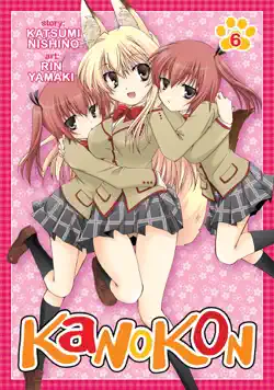 kanokon vol. 6 book cover image