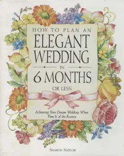 how to plan an elegant wedding in 6 months or less book cover image