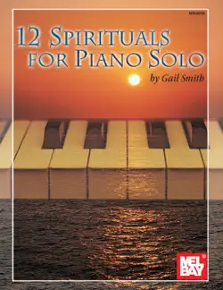 12 spirituals for piano solo book cover image