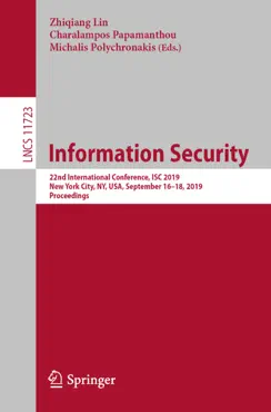 information security imagen de la portada del libro