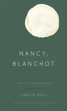 nancy, blanchot imagen de la portada del libro