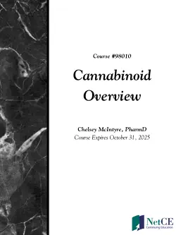 cannabinoid overview book cover image
