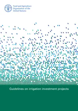 guidelines on irrigation investment projects book cover image