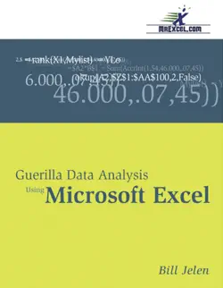 guerilla data analysis using microsoft excel book cover image