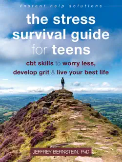 the stress survival guide for teens book cover image