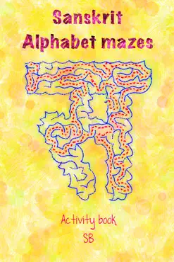 sanskrit alphabet mazes book cover image