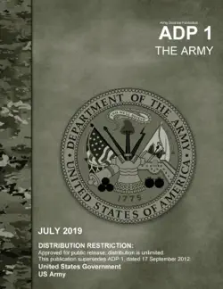 army doctrine publication adp 1 the army july 2019 book cover image
