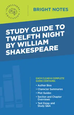 study guide to twelfth night by william shakespeare book cover image