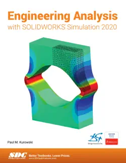 engineering analysis with solidworks simulation 2020 book cover image